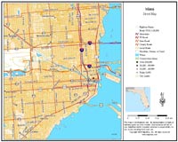 Print Miami Street Map