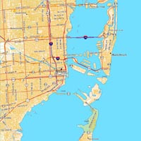 Download Miami Street Map Image
