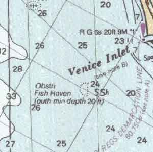 NOAA Nautical Chart 1:80,000 Sample