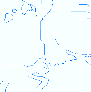 Shorelines and Streams Map Sample